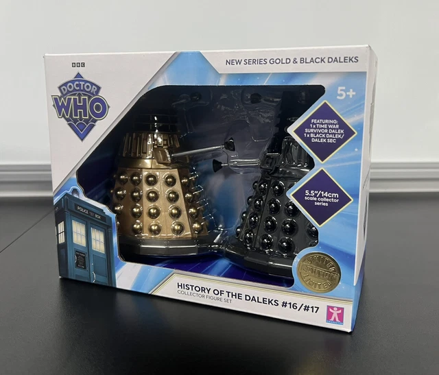 Doctor Who History Of The Daleks – Set Di 5 Figure Da Collezione (13° Dottore E Daleks), Altezza 20 Cm, Non Necessita Montaggio - 4