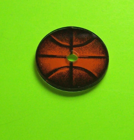 NBA Fastbreak Pinball Machine Basketball Key Chain