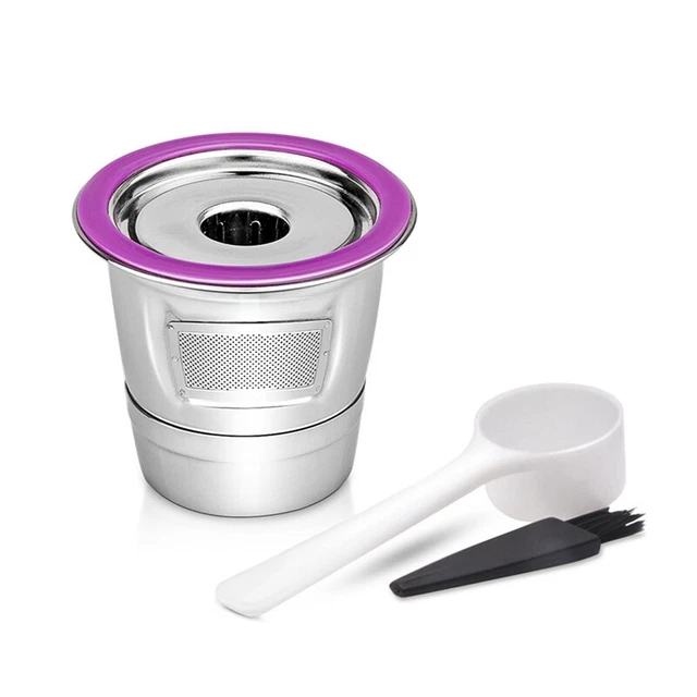 Capsula Caffè Ricaricabile Syrisora In Acciaio Inox – Riutilizzabile, Con Filtro E Coperchio In Silicone - 3