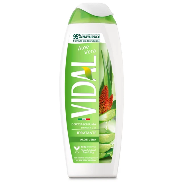 Vidal Doccia Schiuma Idratante Aloe Vera 250Ml