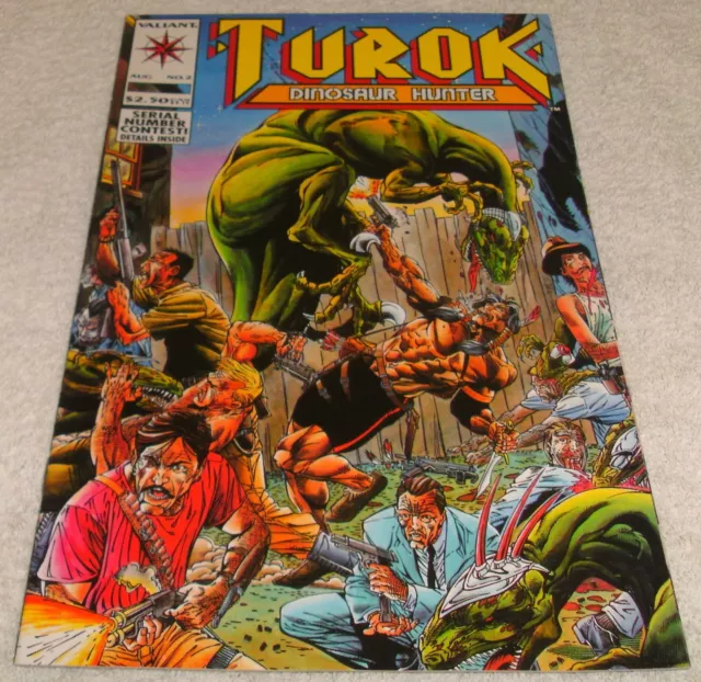 Valiant Comics Turok The Dinosaur Hunter Vol 1 # 2 Vf