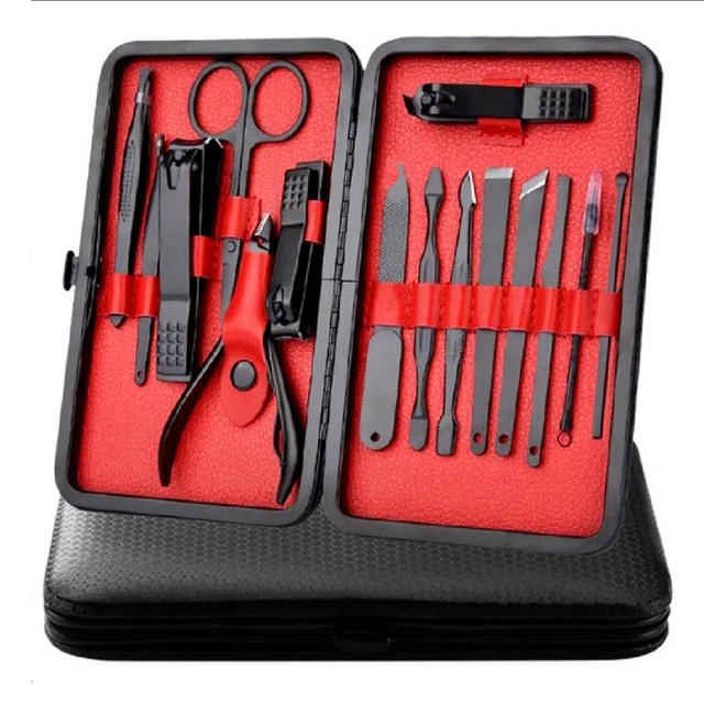 Set Pedicure Professionale Piedi Kit Tagliaunghie Podologico In - Foto 9