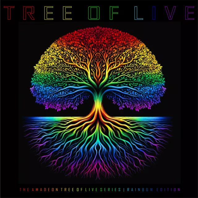 Baum des Lebens Kunstdruck auf Leinwand oder als Bild/Poster | Rainbow Edition