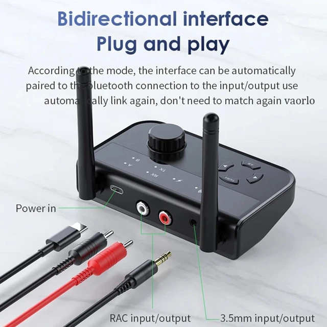 Adaptateur Bluetooth 5.0 Brifit - Émetteur/récepteur 2-en-1 Avec Port 3.5mm