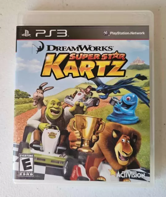 PS3 DreamWorks Super Star Kartz Sony PlayStation 3 Game Complete Tested