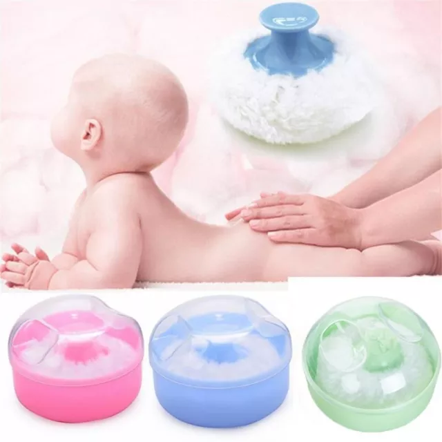 care Container Outil souple Boîte d 'éponge Baby Poudre pour bébé Nouveau - né