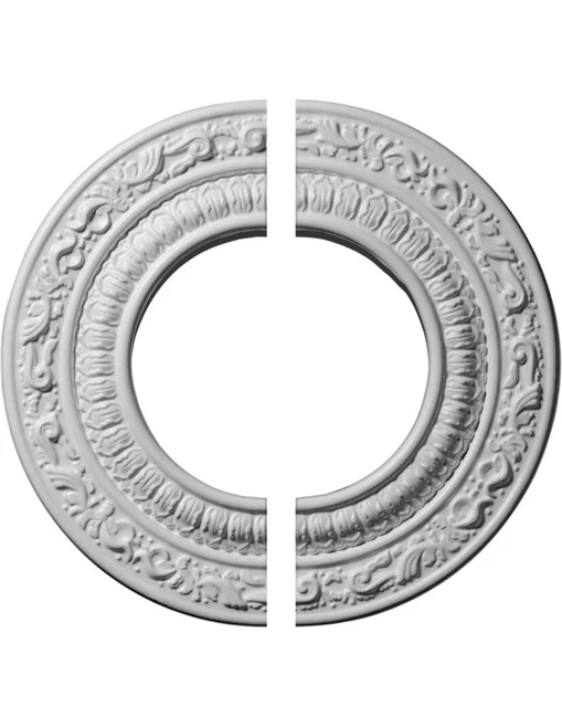 Ekena Millwork CM08AD2 Andrea Ceiling Medallion, 8 1/8"OD x 4 1/8"ID x 1/2"P