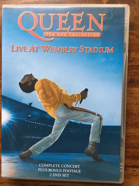 Queen The DVD Collection: Live At Wembley Stadium Two Disc Set DVD + Booklet