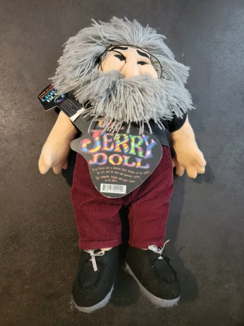 Vintage 1998 Grateful Dead JERRY GARCIA Plush Doll Guitar 21” Blue Liquid GUND