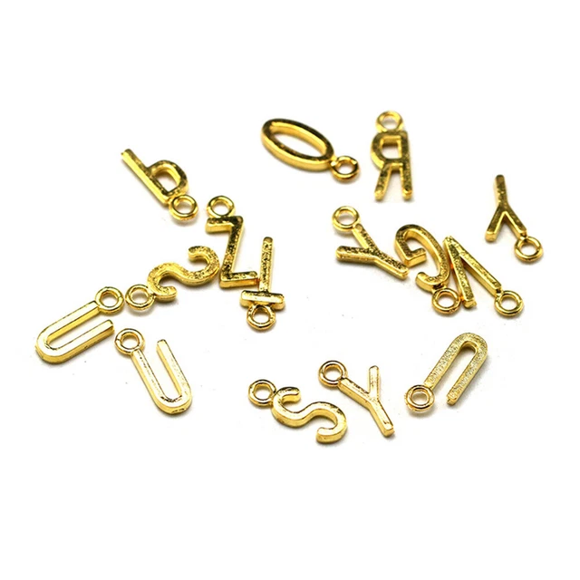 52 pcs Initial Charme Armband Schmuck Perle Anhänger A-Z Initial Charme