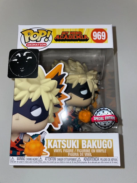 Funko Pop! & Tees (Adult): My Hero Academia - Katsuki Bakugo (Metallic) (Special Edition) Vinyl Figure & T-Shirt (L Funko Pop! & Tees (Adult): My Hero Academia - Katsuki Bakugo (Metallic) (Special Edition) Vinyl Figure & T-Shirt (L