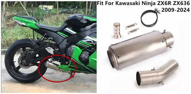 KAWASAKI NINJA ZX6R 24-26 Mid Pipe Exhaust Link Stainless Steel