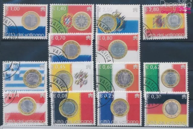 Briefmarken Vatikanstadt 2004 Mi 1491-1505 gestempelt (10352356