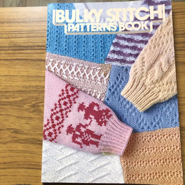 Bulky Stitch Patterns Book For Knitting Machines