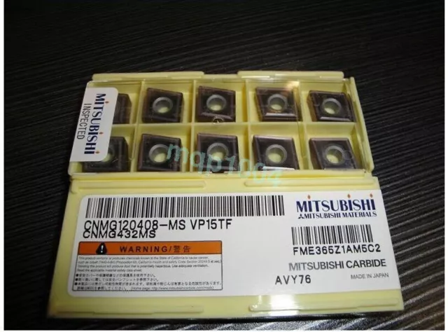 MITSUBISHI CNMG120408-MS VP15TF CNMG432MS Carbide Inserts NEW In Box 10PCS/Box