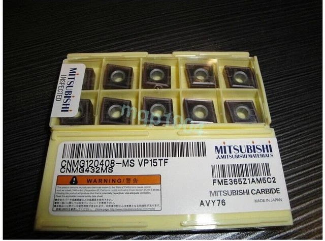 MITSUBISHI CNMG120408-MS VP15TF CNMG432MS Carbide Inserts NEW In Box 10PCS/Box