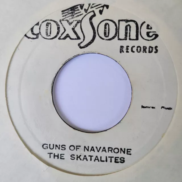 THE SKATALITES Guns Of Navarone COXSONE  Ska 7" HEAR