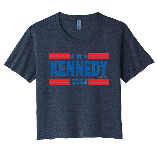 ROBERT KENNEDY JR. For President 2024 Logo Women's Crop Top Tee 24.99
