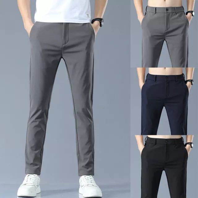 Pantalon Chino Pour Homme Pantalon De Golf Slim Fit Jeans Pantalon Fuselé .