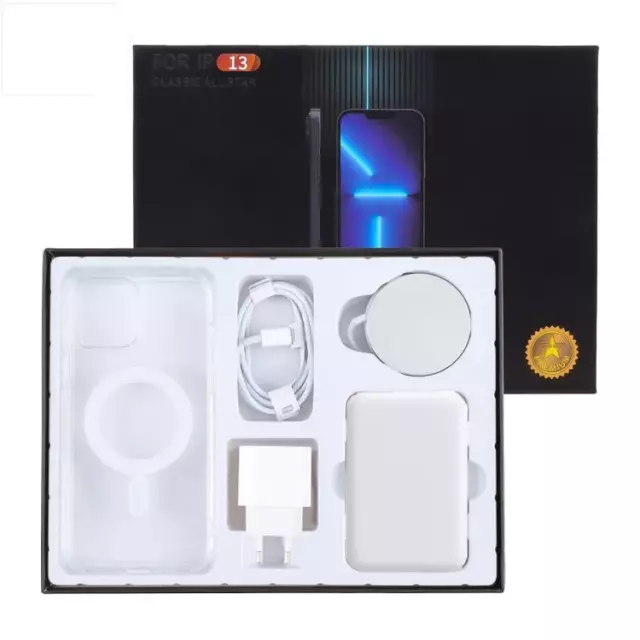 Kit Power Bank Magnetico Magsafe Iphone 8 10 11 12 13 14 15 + Accessori Regalo