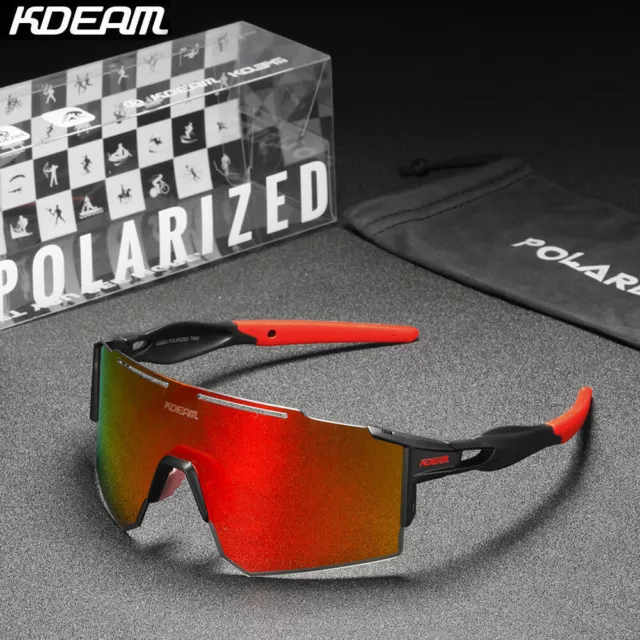 KDEAM Polarized Sunglasses Mens Women Outdoor Sports Driving Shade Glasses  UV400