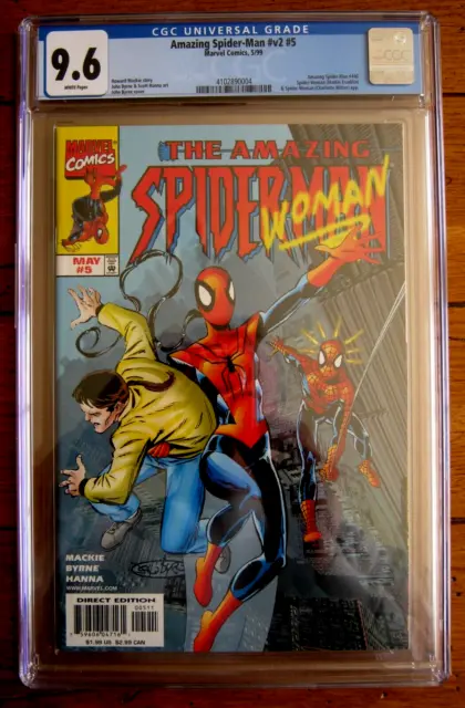 The Amazing Spider-Man #5 (Vol. #2), CGC 9.6, Marvel, 1999, New Case/WP 004