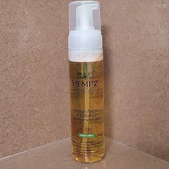 Hempz Fresh Fusions Mango Nectar & Hibiscus Herbal Foaming Body Wash FREE SHIP Hempz Fresh Fusions Mango Nectar & Hibiscus Herbal Foaming Body Wash FREE SHIP