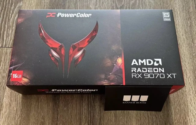 PowerColor Red Devil Spectral White AMD Radeon RX 9070 XT 16GB GDDR6 Graphics Card (RX9070XT 16G-E/OC/WHITE