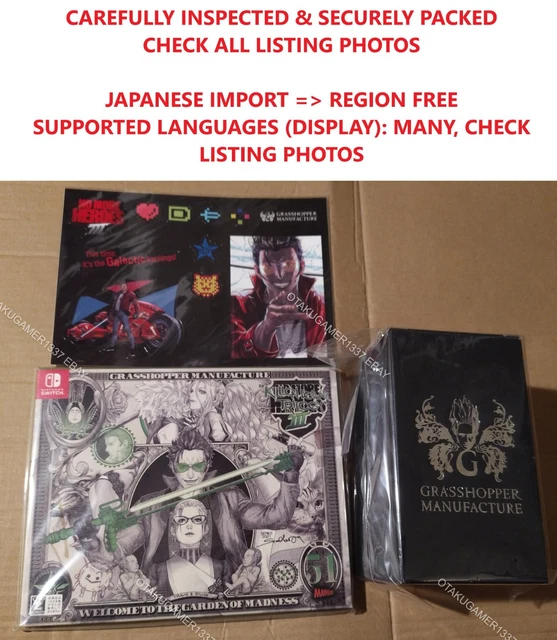 NO MORE HEROES 3 KILLION DOLLAR TRILOGY Nintendo Switch Collector