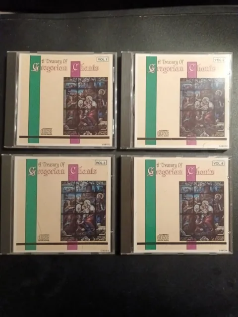 A Treasury if Gregorian Chants | CD-Box mit 4 CDs