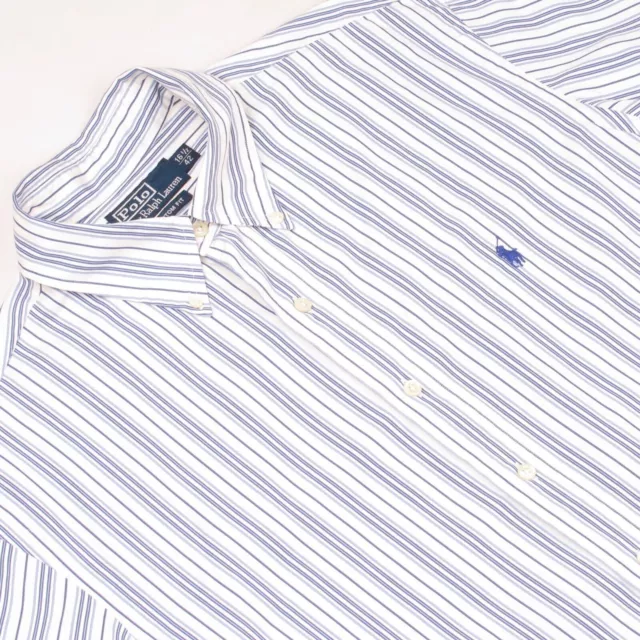 POLO RALPH LAUREN CUSTOM Gestreiftes Kurzarm Button-Down Hemd für Herren,...