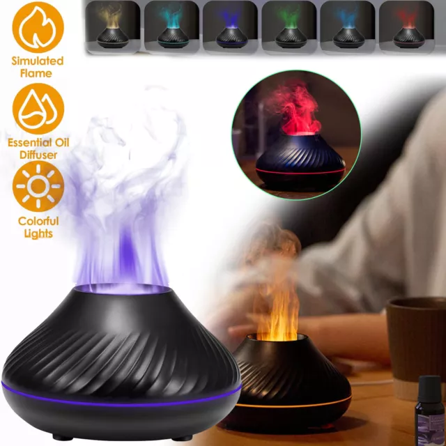 LED Essential Oil Diffuser Aroma Diffuser Home Air Purifier 7 Colour Night Light