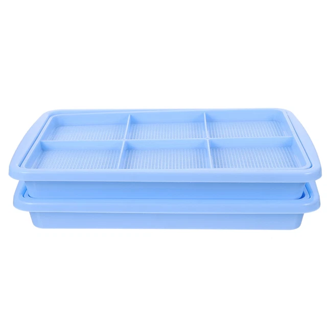 2 Sets Trays Starter Tablett Gartenarbeit Keimung Tablett Anlage