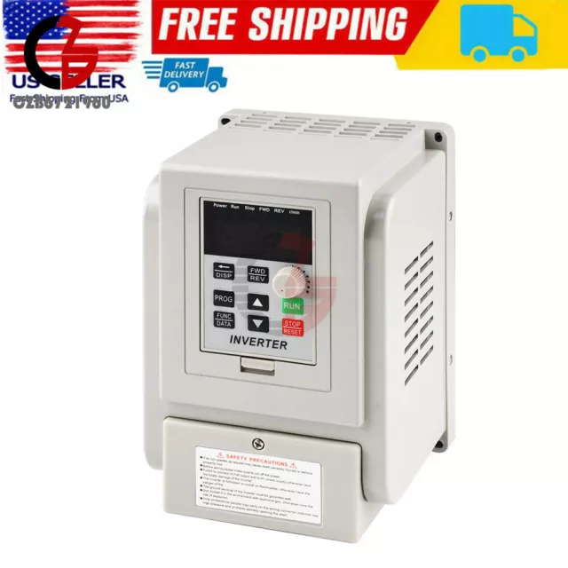 2.2KW 220V Variable Frequency Drive Inverter VFD VSD Single To 3 Phase Inverter