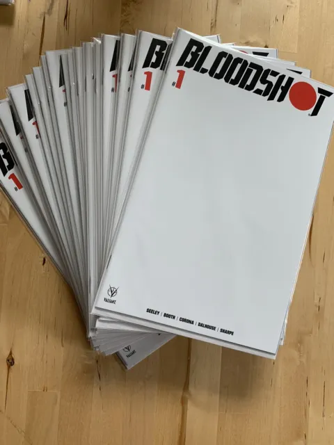 Bloodshot #1 2019 BLANK Sketch Cover Variant VALIANT NM comic Book