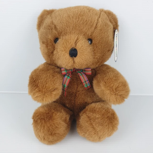 KORIMCO TEDDY BEAR SOFT BROWN CUDDLY BEAR 25cm TALL 29.00
