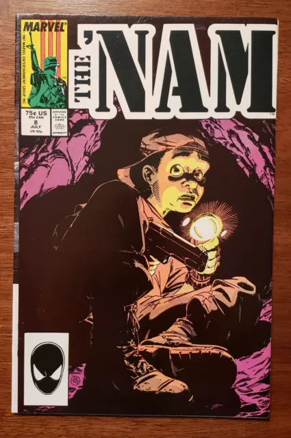 Marvel Comics The 'Nam Issue #8 July 1987 Michael Golden Art