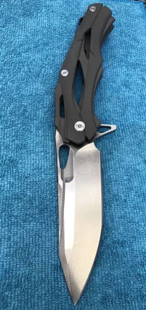 Decepticon 1 - CNC Folder Knife - D2 -Titanio -  Frame Lock tactical - Coltello