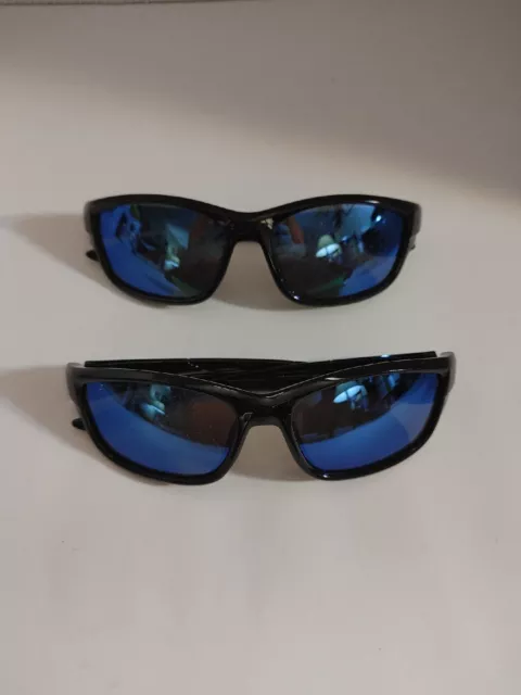 Childrens Place Sport Kids Sunglasses. Black And Lime Green. Lot Of 2