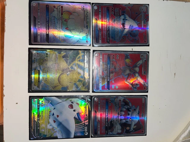 Lot de 6 Cartes pokemon ULTRA RARE