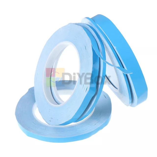 5/8/10/12/15MM 25M 0.2MM Adhesive Tape Double Side Heat Thermal Conductive