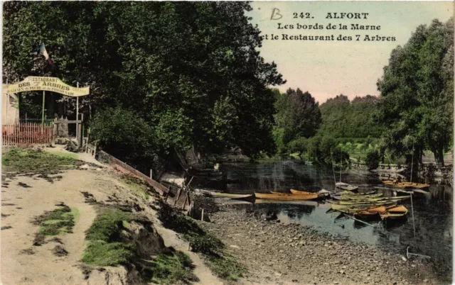 CPA ALFORT - Les Bords de la Marne et le Restaurant des 7 Arbres (659694)