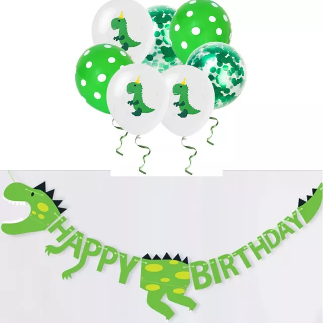 Dinosaur Happy Birthday balloons Party Decoration Garland