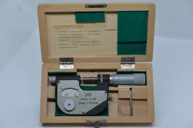 VIS  MICROMETER  MMCc 0-25   Made in Poland