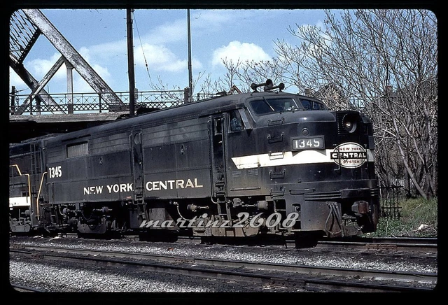 (Mz) Dupe Slide New York Central (Nyc) 1345 Roster