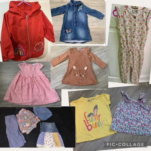 Girls used 18-24 months clothing bundle good condition