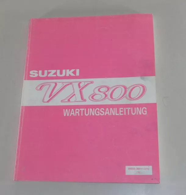 Workshop Manual Suzuki VX 800 By 03/1991