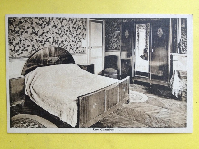 cpa 95 CHATEAU VIEUX de GROSLAY Val d'Oise HÔTEL RESTAURANT PENSION Une Chambre