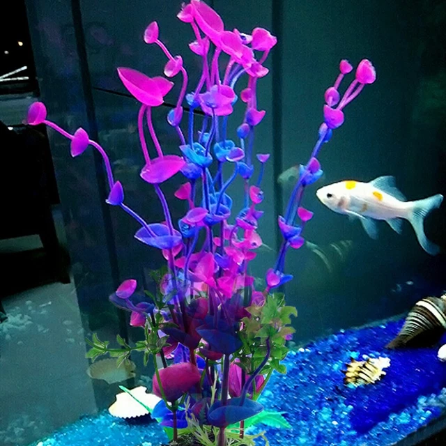 2 piezas decoraciones realistas de pecera terrario artificial de pecera
