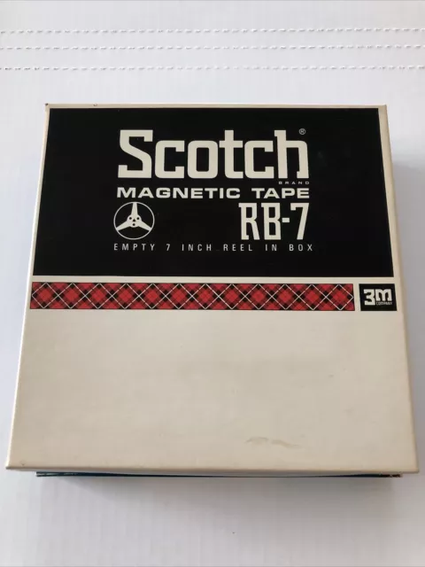 MINT BOXED SCOTCH RB-7/102/140 Reel To Reel Recording Tape $7.99 - PicClick